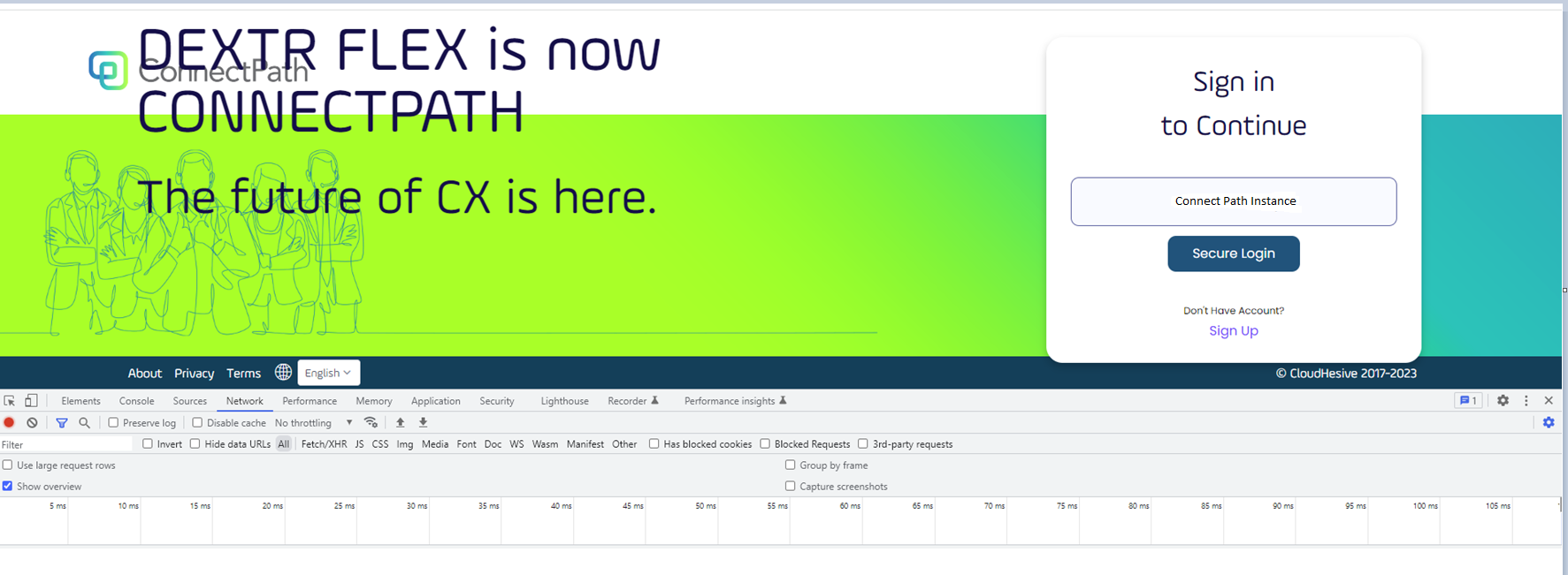 Developer Tools pane